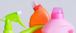 Commercial household products, including stain- and water-repellent fabrics, nonstick products (e.g., Teflon™), polishes, waxes, paints, cleaning products, and aqueous film-forming foams (AFFF).